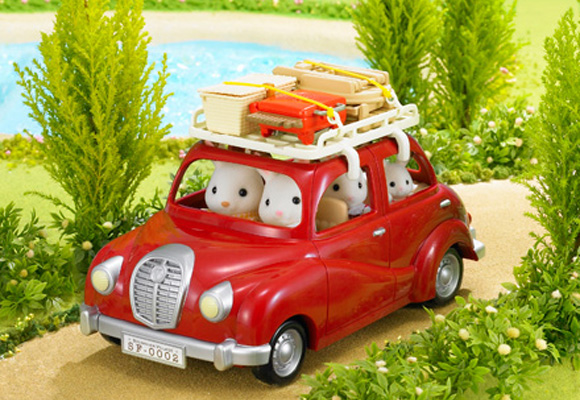 sylvanian family car green